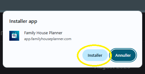 Installer-dialogen